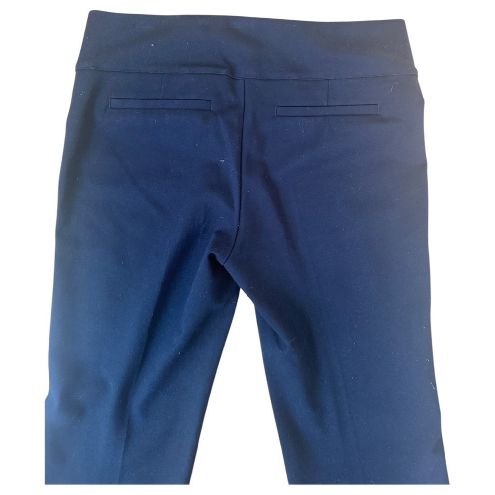 Ecru Black Pull-On Flare Pants – Modern Minimalism | Size Small - Picture 3 of 6